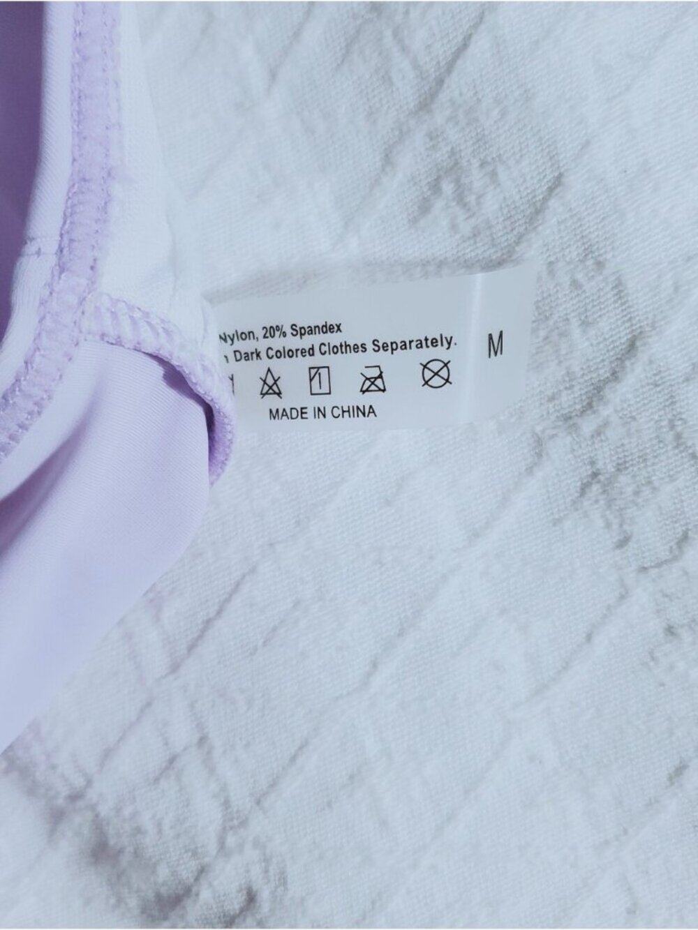 Cool Lilac Padded Cheeky High Cut Swimsuit with Zip Front - Picture 9 of 15